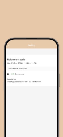 Seven Reformer iPhone screenshot