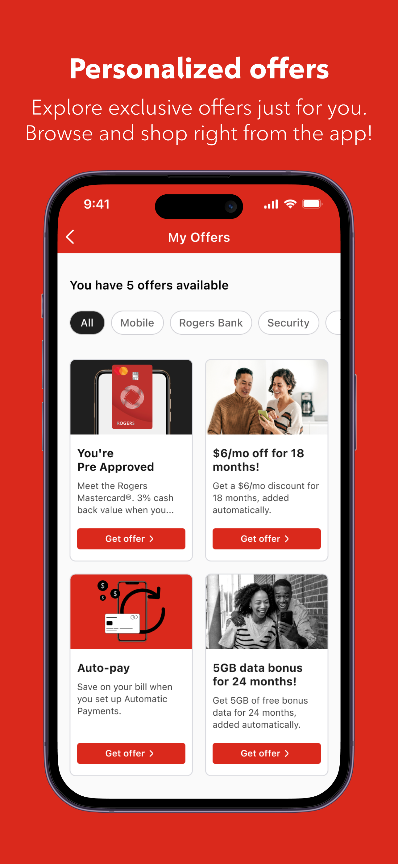 MyRogers - Manage your account