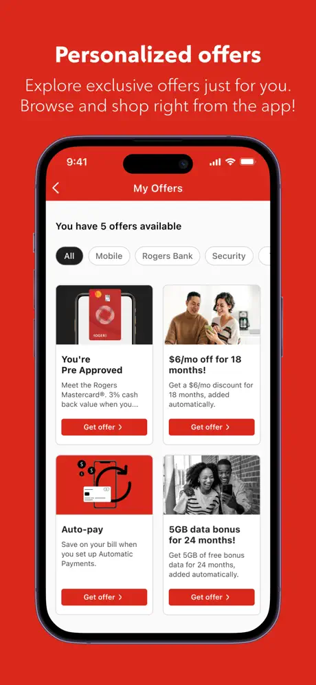 MyRogers - Manage your account screenshot 4
