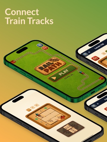Rail Path Puzzle iPad screenshot