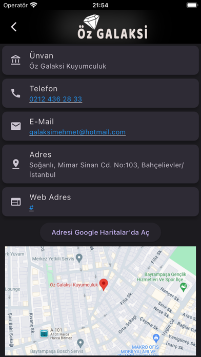Öz Galaksi Kuyumculuk Screenshot