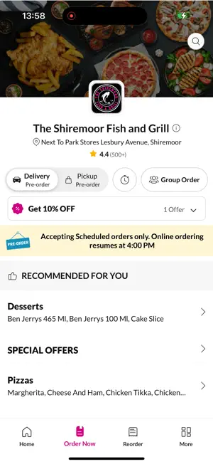 The Shiremoor Fish and Grill screenshot 2