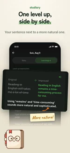 Studiary: AI English Diary screenshot 2