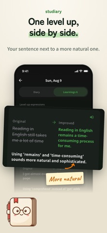 Studiary: AI English Diary Screenshot 2 of 8