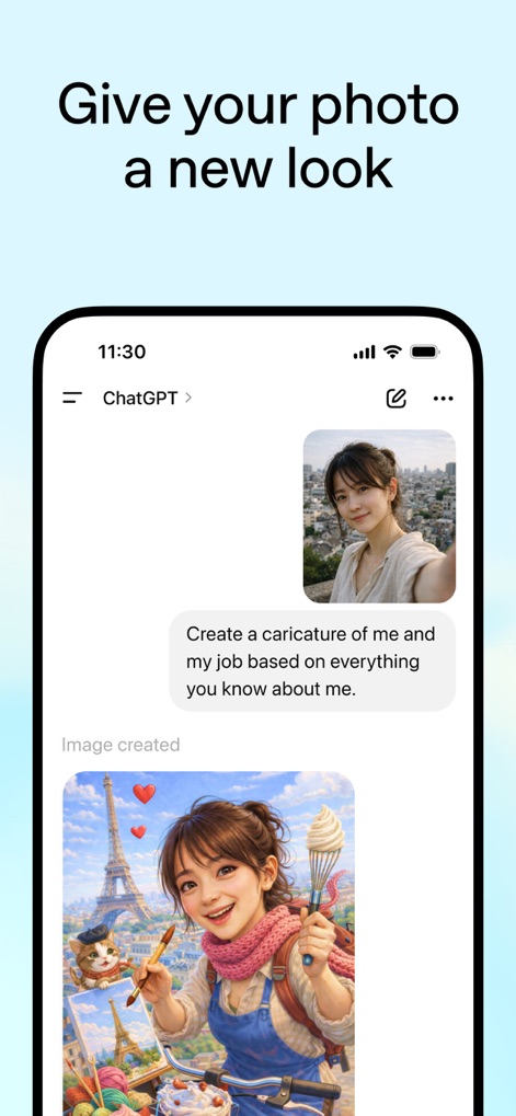 ChatGPT - Artistic Photo Redraws