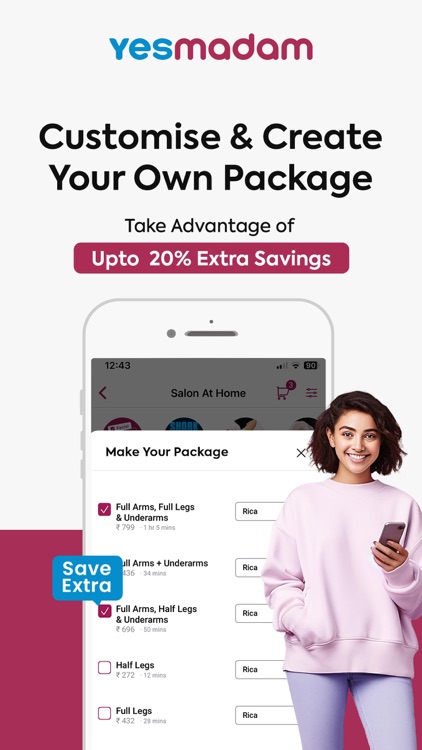 Yes Madam - Salon at Home App