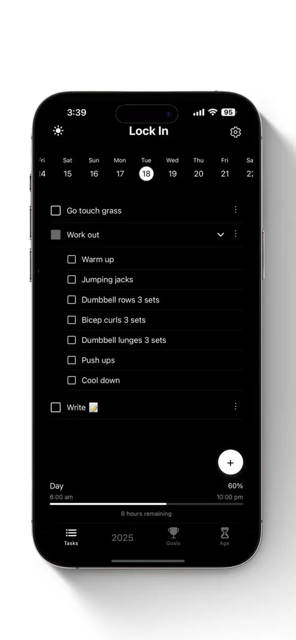 Screenshot #2 pour LockIn Daily -  Track Time