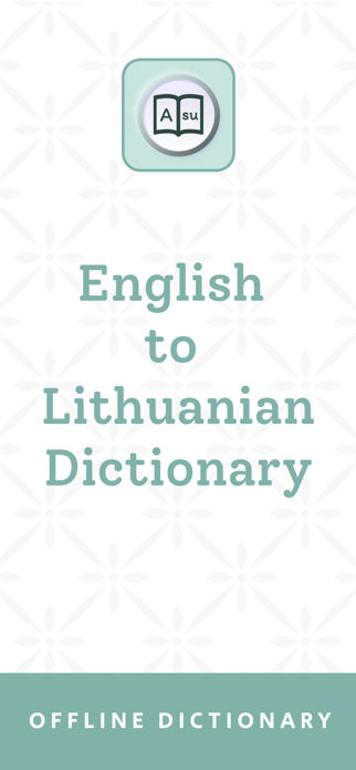 Lithuanian Dictionary Screenshot 1 of 8