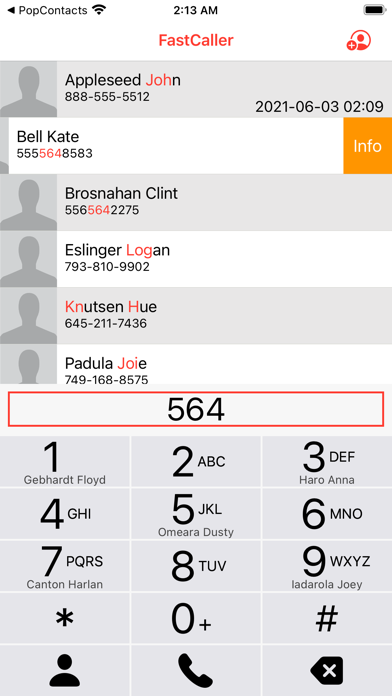 FastCaller Screenshot