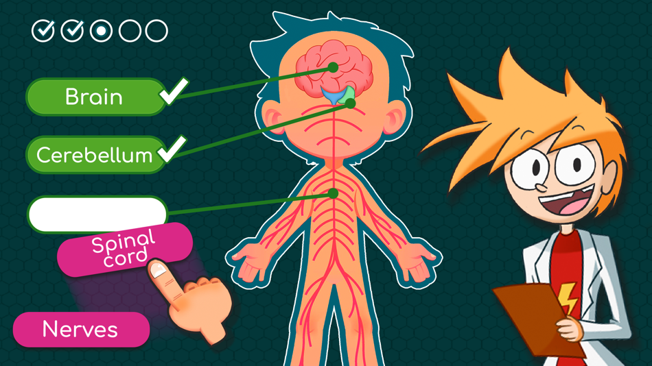 #5. Human Body: STEM Science Games (iOS) By: Didactoons Games SL