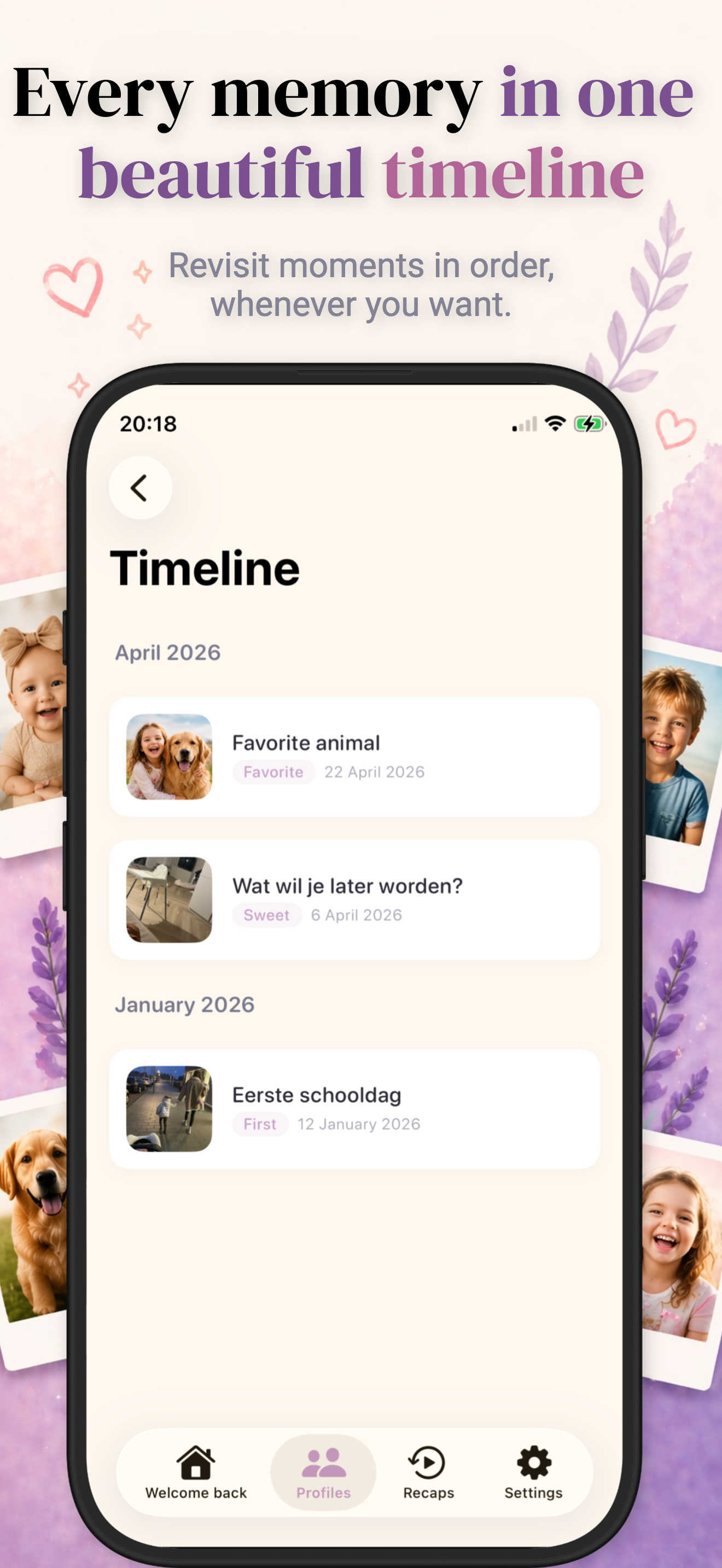 Milies: Baby Memory Journal