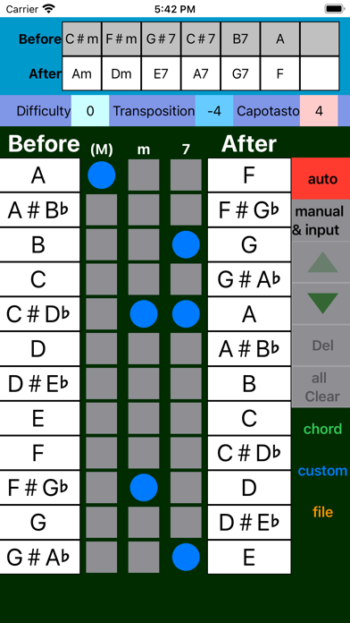 Screenshot #2 pour Guitar Chord Changer