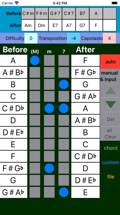 Guitar Chord Changer