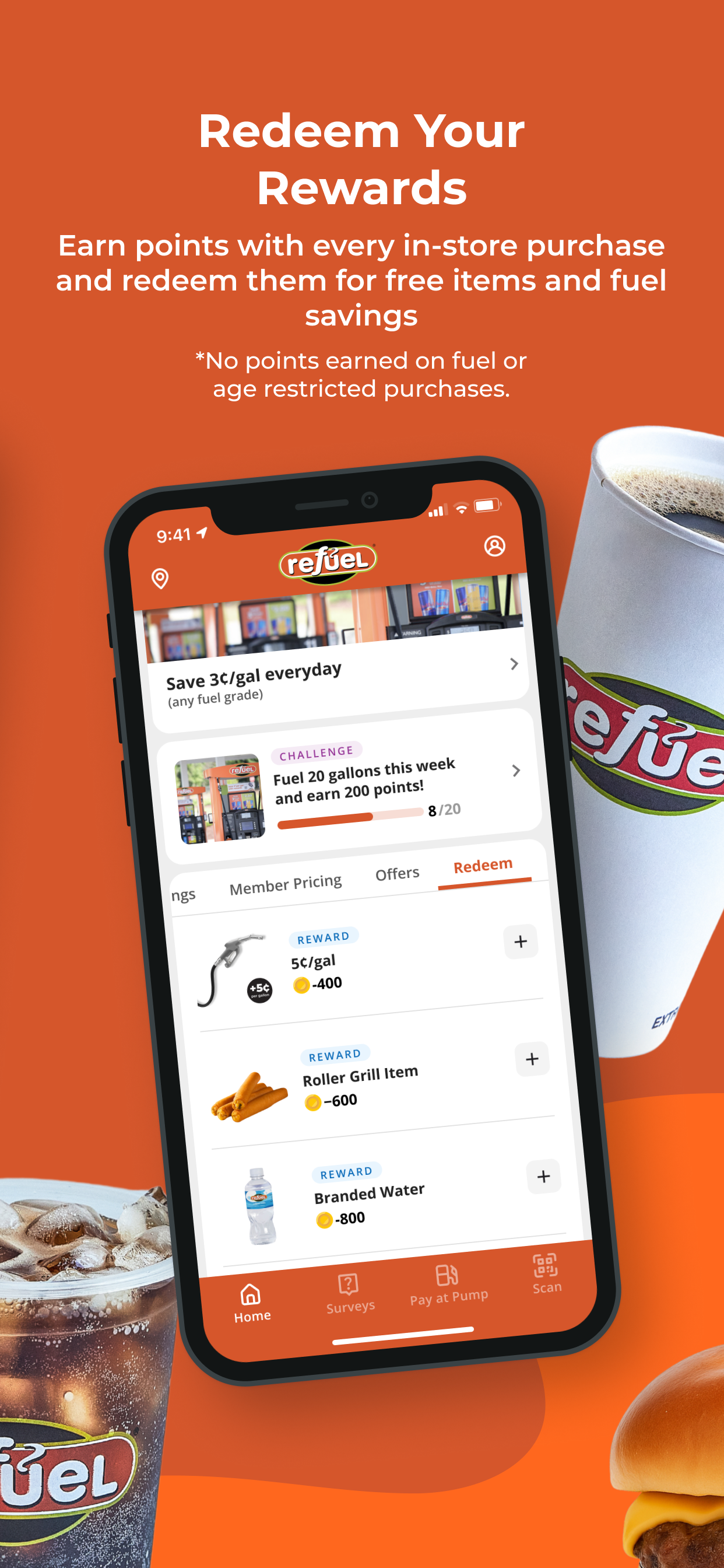 Refuel Market Rewards