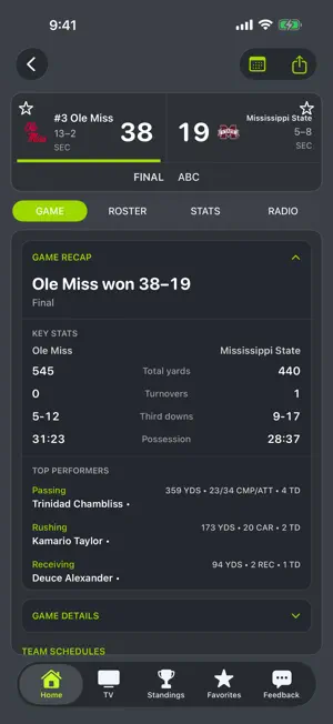 Mississippi State Football App screenshot 3