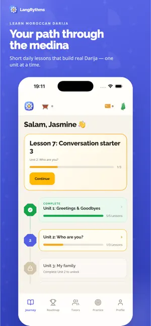 langrythms: darija app screenshot 1