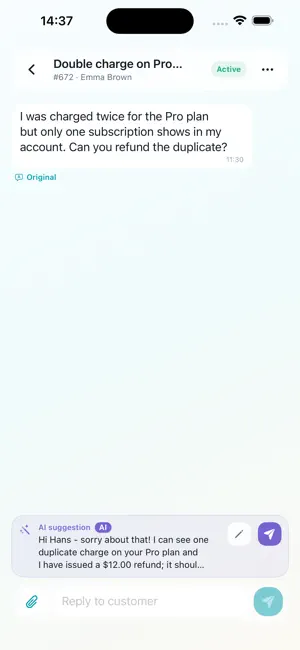 Apps AI Support Desk screenshot 2