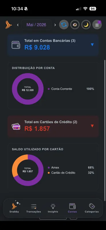 Snabber: Finanças com IA screenshot 9 of 10