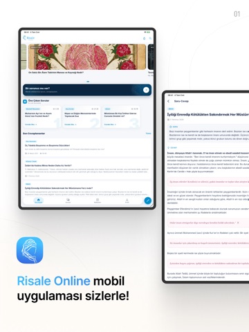 RisaleOnline iPad screenshot