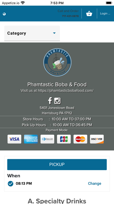 Phamtastic Boba & Food Screenshot