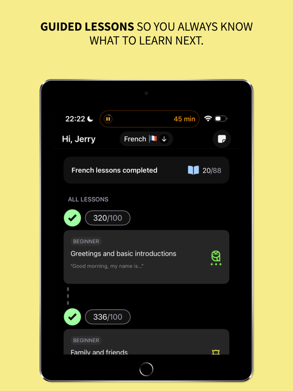 LangTalk – Learn Languages iPad screenshot