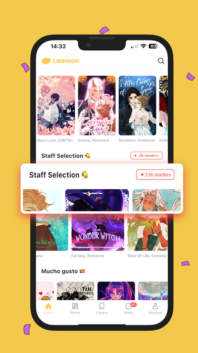 Lemoon: Comics & Webtoons iPhone screenshot 6 - Entertainment app
