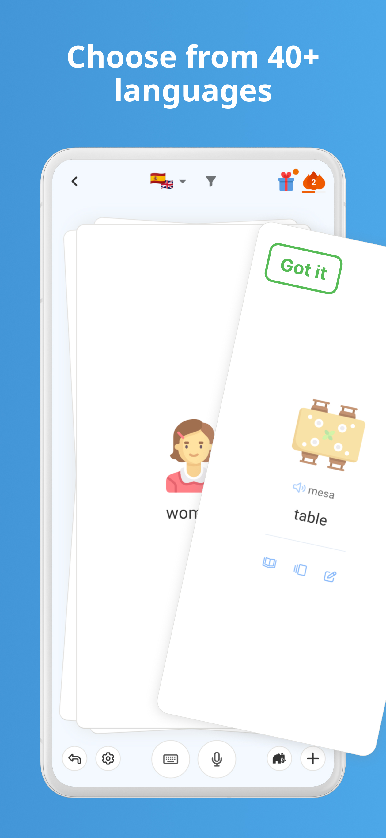 DuoCards: Language Learning
