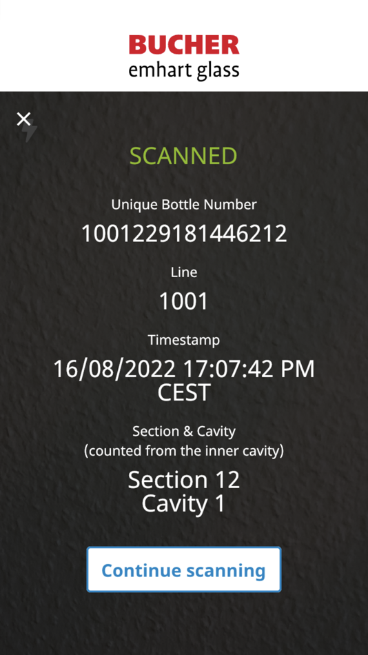 #4. BEG ID Read (iOS) 由: Emhart Glass SA