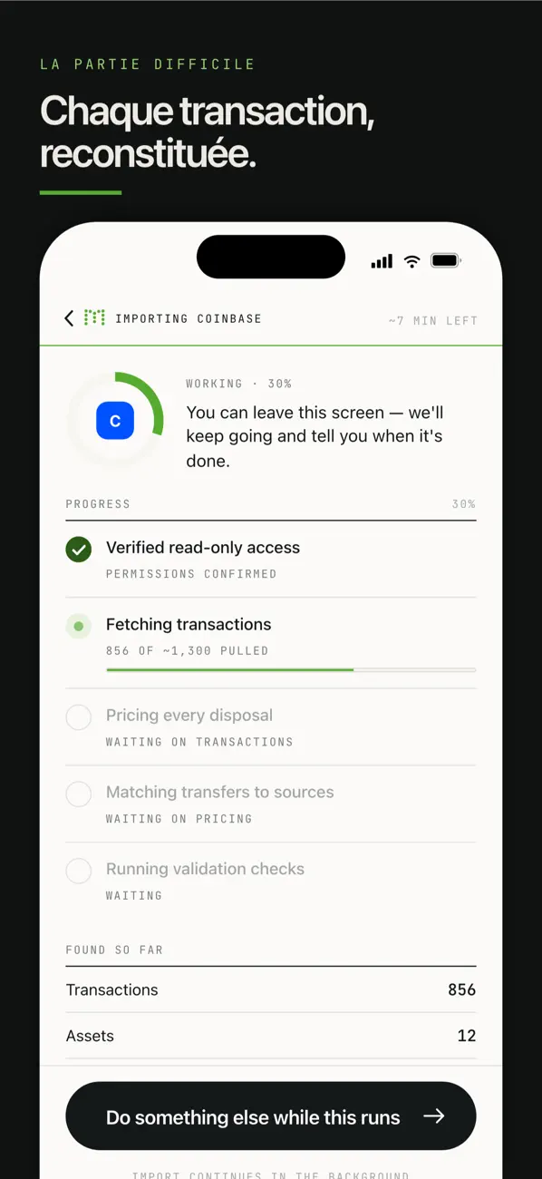 Screenshot #3 pour Moonscape – Crypto & Impôts