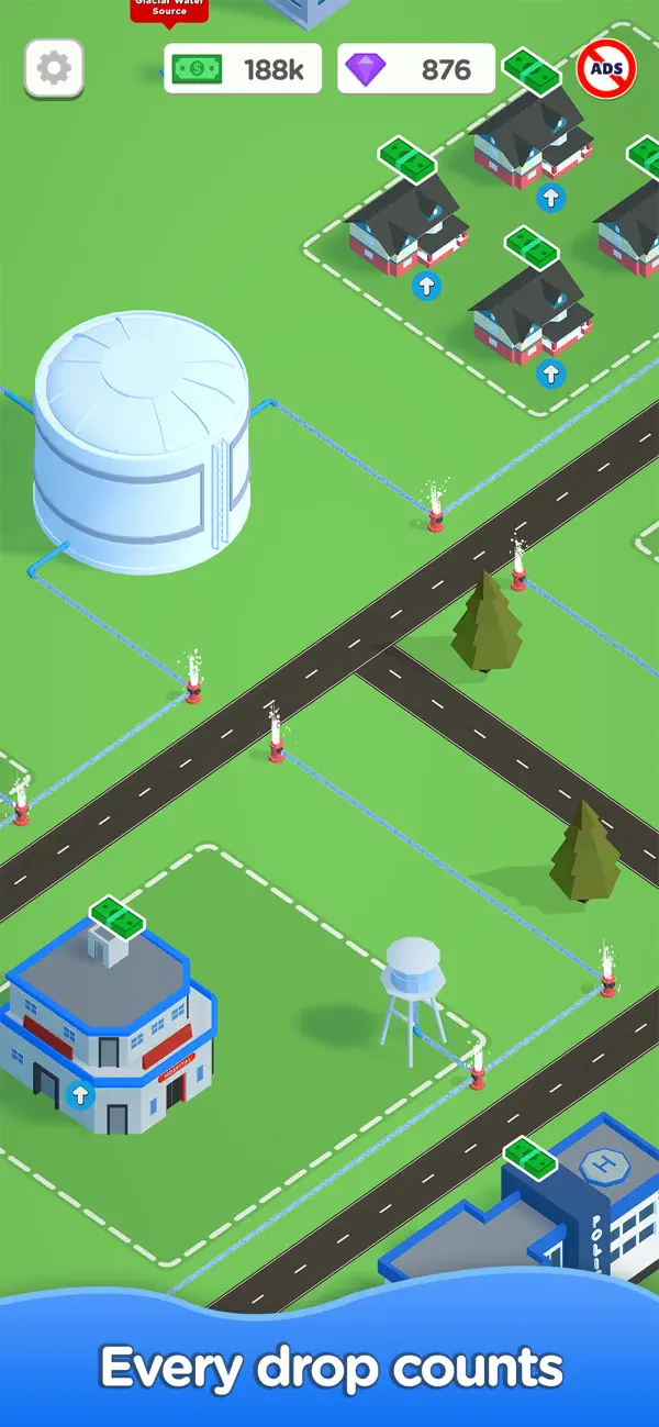 #4. Hydrostate: Water Network 3D (iOS) By: AAM GAMES LTD