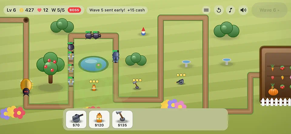 Screenshot von Garden Guard auf dem iPhone 4