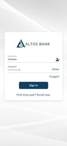 Altos Bank Screenshot 1 of 4
