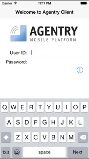 sap agentry client iphone capturas de pantalla 1