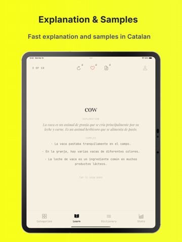 Spanish Words | Palabras iPad screenshot