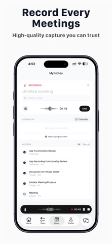 Dev Partner: Meeting Notes Screenshot 1 of 10