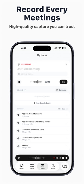 Dev Partner: Meeting Notes Screenshot 1 of 10