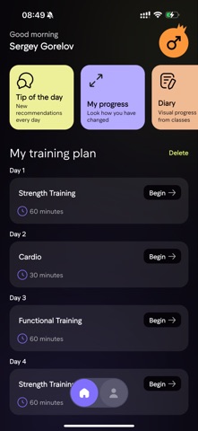 Fit AI: Workout tracker screenshot