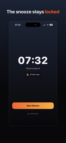 Upreps: Workout Alarm Clock Screenshot 1 of 6
