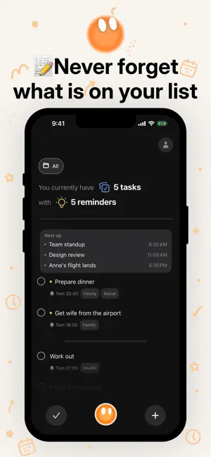 Orbi: To Do List & Reminders screenshot 1
