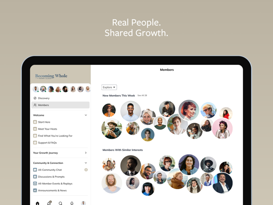 Becoming Whole iPad screenshot 3 - Lifestyle app