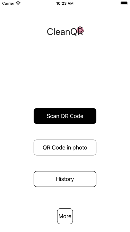 #4. CleanQR (iOS) 由: voidcat