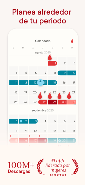 Clue Periodo y Ciclo Menstrual Screenshot