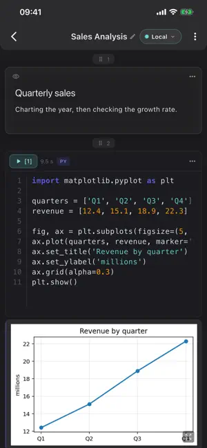 PyNotebook screenshot 4