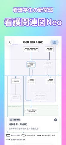 看護関連図Neo iPhone screenshot