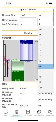 Fit Tolerance ISO Screenshot 4 of 8