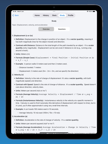 A-Level Physics+ iPad screenshot