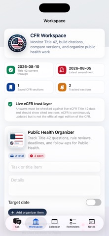 CFR AI - Title 42 Screenshot 2 of 5