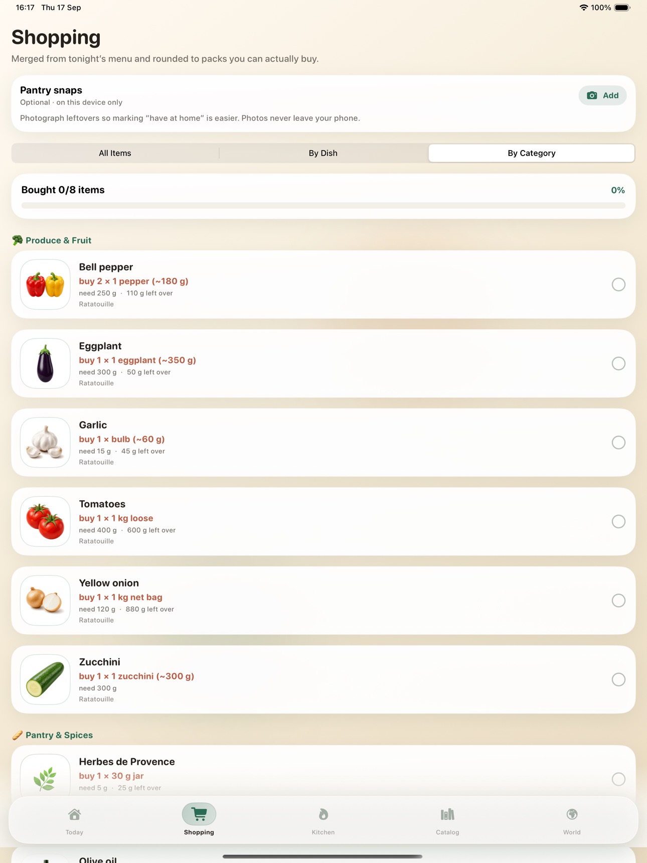 Screenshot 9 of Country Recipe Guide