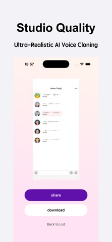 Voice Tik: AI Voice Changer iPhone screenshot