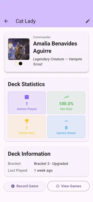 MTG Stat Tracker screenshot 3